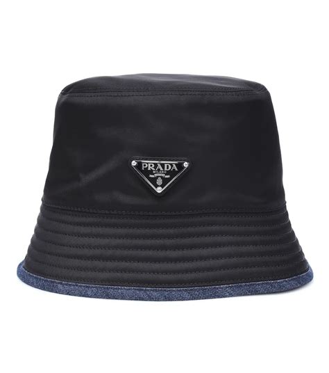 prada nylon hat|prada denim bucket hat.